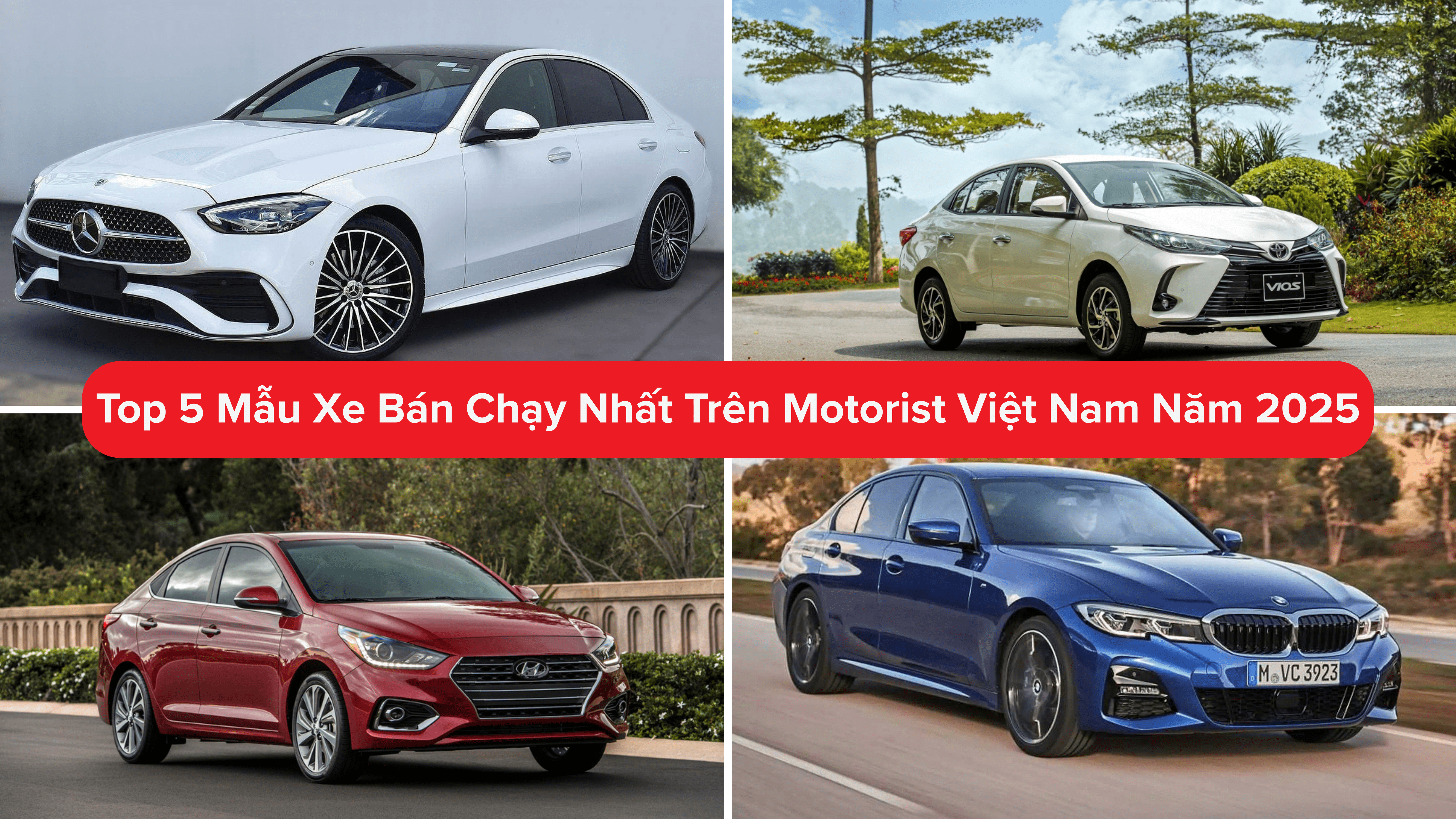 Top 5 Mẫu Xe Bán Chạy Nhất Trên Motorist Việt Nam Năm 2025