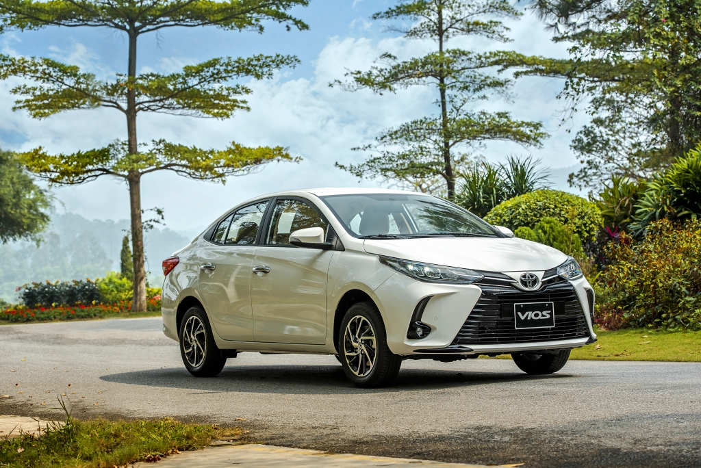 1. Toyota Vios – mẫu sedan hạng B bán chạy nhất